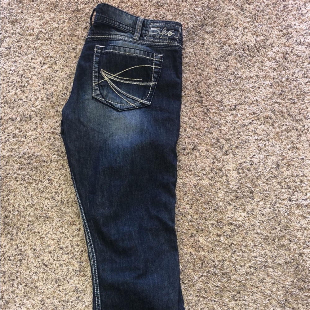 Silver jeans